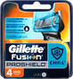 Cменные картриджи для бритья Gillette Fusion5 ProShield Chill мужские 4 шт