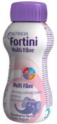 Энтеральное питание Нутриция Фортини с пищевыми волокнами со вкусом клубники, 200 мл. Продукт для специальных медицинских целей для детей от 1 года и взрослых
